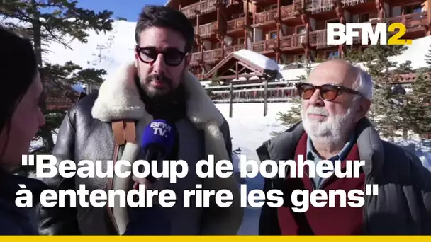 Festival de l'Alpe d'Huez: l'interview intégrale de Gérard Jugnot et Maxime Gasteuil sur BFM2