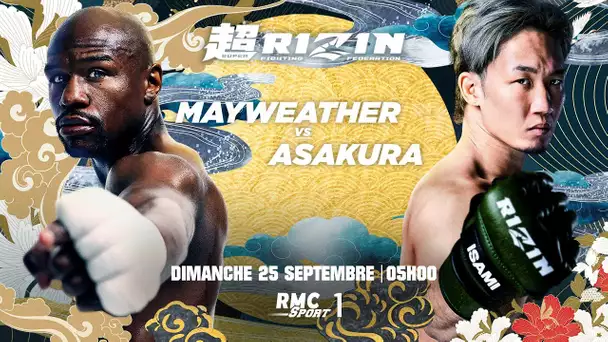 Bande-annonce boxe : Mayweather affronte une star du MMA japonais (25 septembre sur RMC Sport 1)