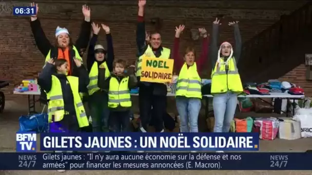 En Haute-Garonne, les gilets jaunes ont organisé une collecte de jouet pour Noël