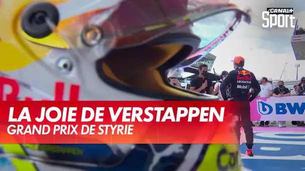 La joie de Verstappen après sa victoire - GP de Styrie