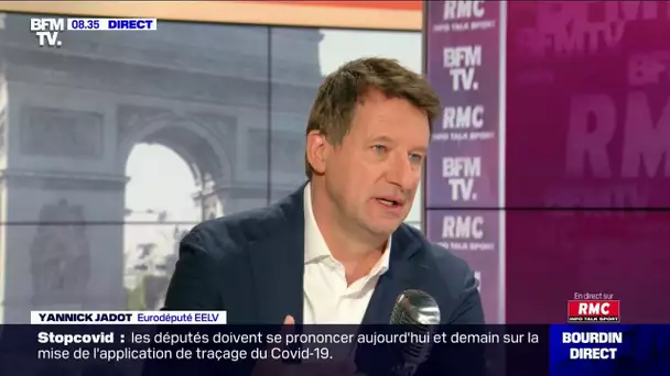 Yannick Jadot était l'invité de Jean-Jacques Bourdin, sur RMC et BFMTV, ce mercredi 27 mai 2020