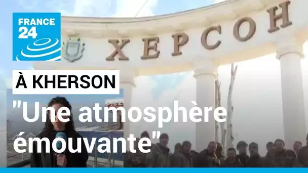 Kherson : "Une atmosphère émouvante dans la ville libérée" • FRANCE 24