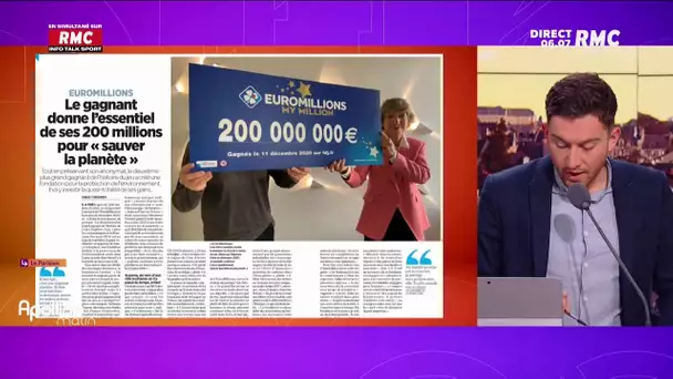 Un récent gagnant de 200 millions d'euros a décidé de quasiment tout donner