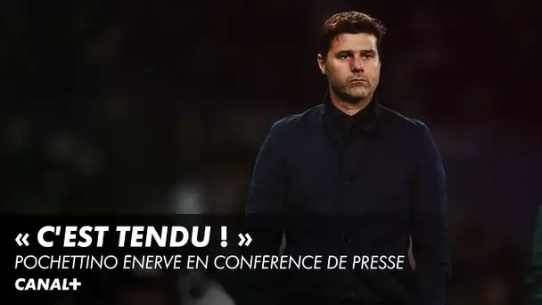 Mauricio Pochettino sous tension en conférence de presse