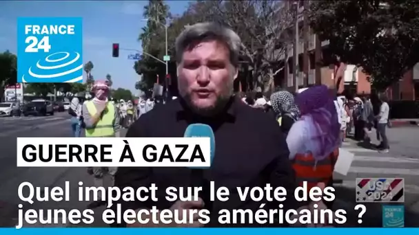 Guerre à Gaza : quel impact sur le vote des jeunes électeurs américains ? • FRANCE 24