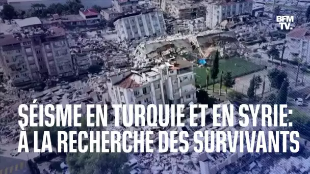 Séisme en Turquie et en Syrie: à la recherche des survivants