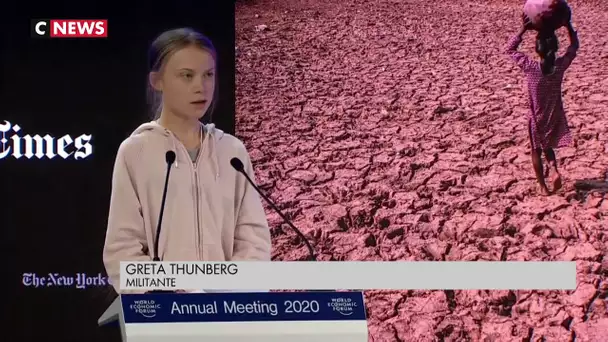 À Davos, Greta Thunberg et Donald Trump s'opposent par discours interposés