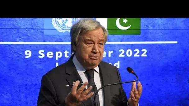 Pakistan : le chef de l'ONU demande une aide internationale massive