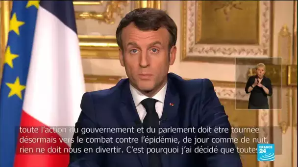 Retour sur les précédentes allocutions d'Emmanuel Macron sur l'épidémie de Covid-19