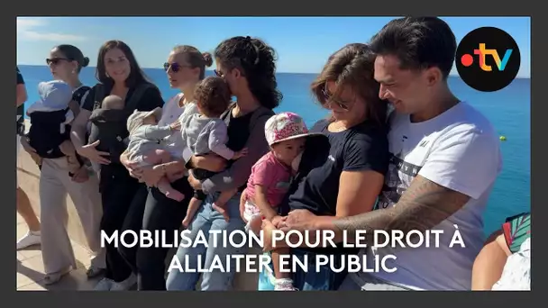 Mobilisation à Nice pour le droit à allaiter en public