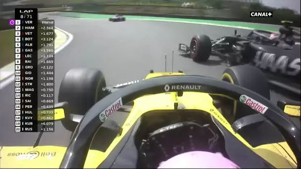 Accrochage Ricciardo Magnussen