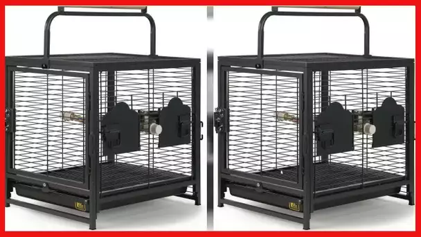 Prevue Pet Products Travel Carrier for Birds, Small Cage Portable Crate for Pet Birds, Compact