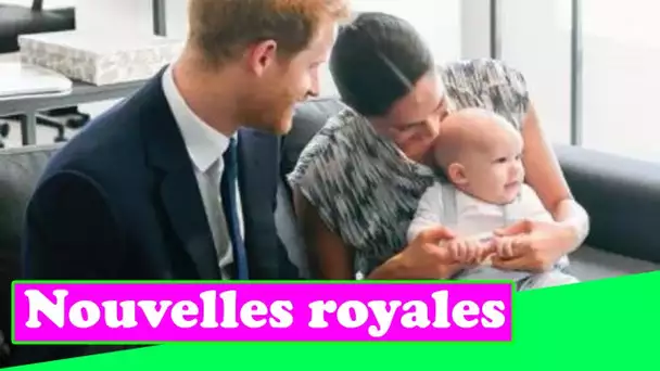 Archie, le fils de Meghan et Harry, "prend sa place", selon une source proche