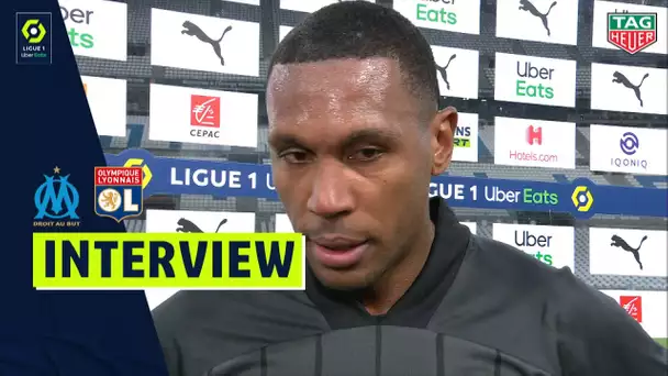 Interview de fin de match : OLYMPIQUE DE MARSEILLE - OLYMPIQUE LYONNAIS (1-1)  / 2020/2021