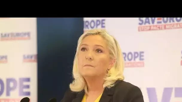 Marine Le Pen se paye Emmanuel Macron et Jean Castex