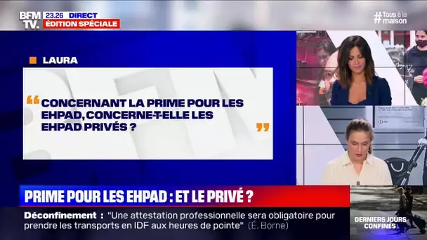 La prime pour les EHPAD, concerne-t-elle les EHPAD privés? BFMTV répond à vos questions