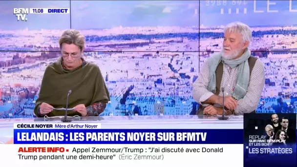 Les parents d'Arthur Noyer, victime de Nordahl Lelandais, témoignent sur BFMTV