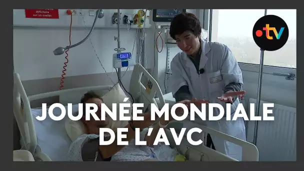 Journée mondiale de l'AVC, sensibilisation au CHU de Poitiers