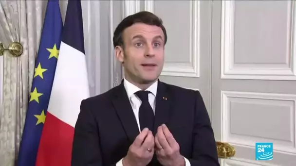 E. Macron promet un vaccin pour "tous les Français qui le souhaitent" "d'ici la fin de l'été"