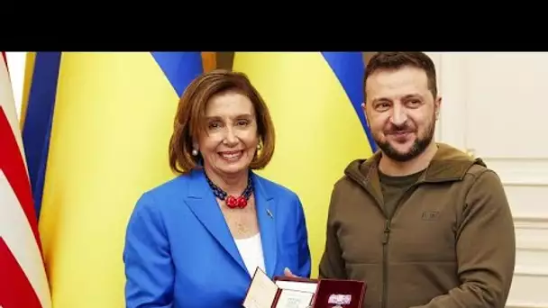 "Merci pour votre combat" : en visite à Kyiv, Nancy Pelosi réaffirme l'engagement des Etats-Unis