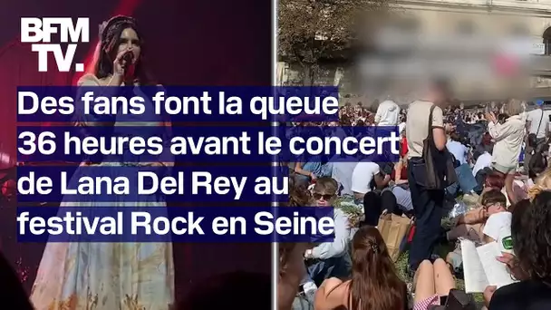 Une foule immense attend Lana Del Rey à quelques heures de son concert au festival Rock en Seine