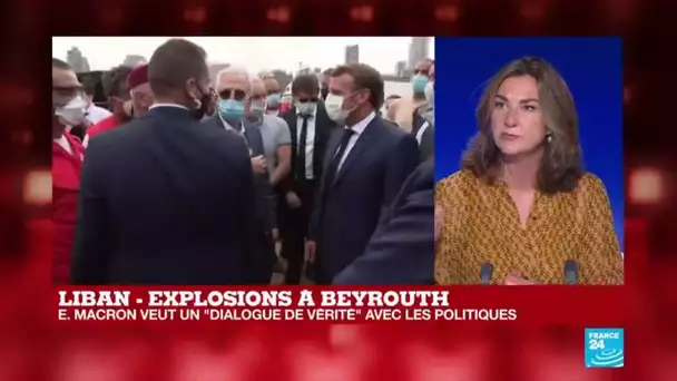 Emmanuel Macron à Beyrouth : un discours "courageux"