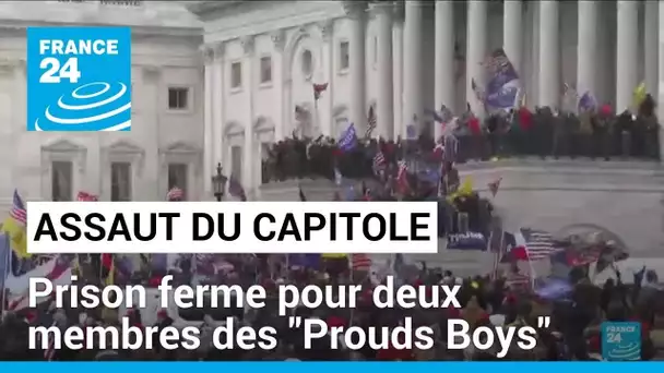 Condamnations dans l'assaut du Capitole : 17 et 15 ans de prison pour deux membres des "Prouds Boys"