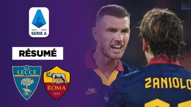 Résumé : Grâce à Dzeko, la Roma assure l'essentiel contre Lecce !