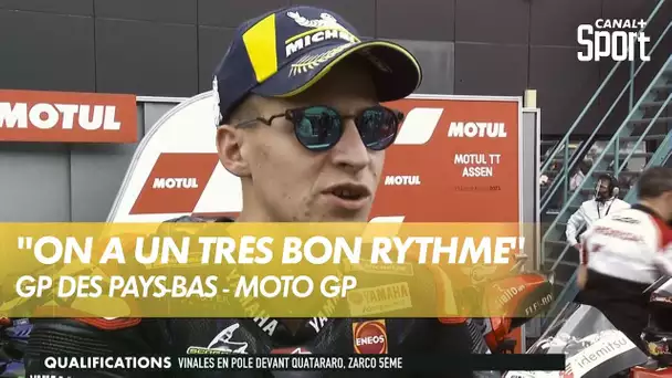 Quartararo 2ème : "Pas de déception" - GP des Pays-Bas