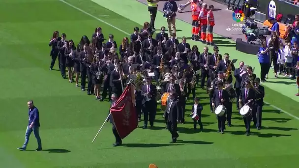 Calentamiento Valencia CF vs SD Eibar