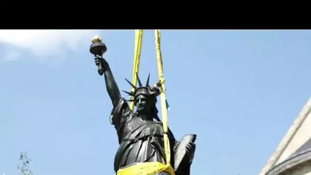 Une petite soeur de la Statue de la Liberté quitte Paris pour Washington