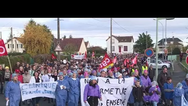 Cosne-sur-Loire : une pétition et une nouvelle manifestation pour tenter de sauver la clinique