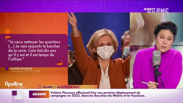 Julien : "Le drame, c'est que Pécresse est incapable de repenser une politique sécuritaire".