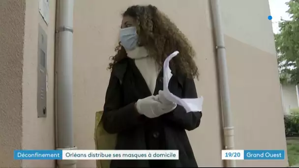 Coronavirus : à Orléans, la mairie distribue des masques aux habitants