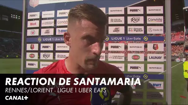 Réaction de Baptiste Santamaria - Rennes/Clermont