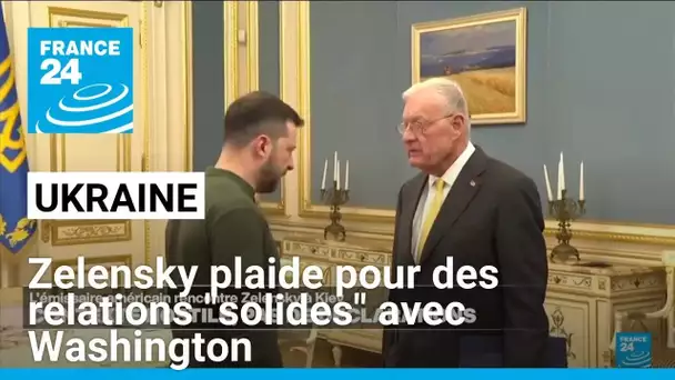 Volodymyr Zelensky plaide pour des relations "solides" avec Washington • FRANCE 24