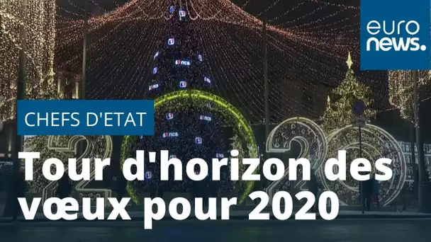 Emmanuel Macron, Vladimir Poutine, Angela Merkel : tour d'horizon des vœux pour 2020