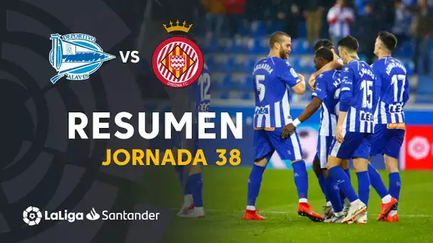 Resumen de Deportivo Alavés vs Girona FC (2-1)