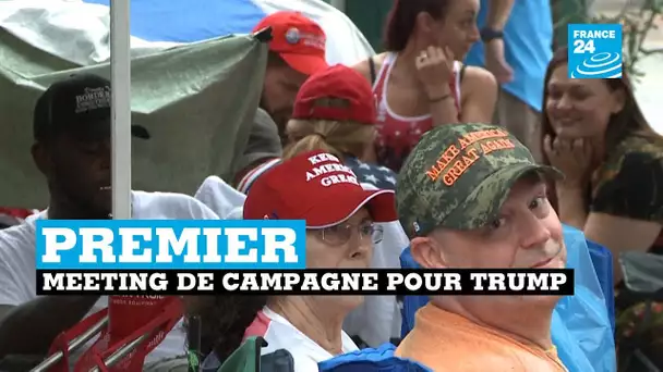 Premier meeting de campagne pour Trump