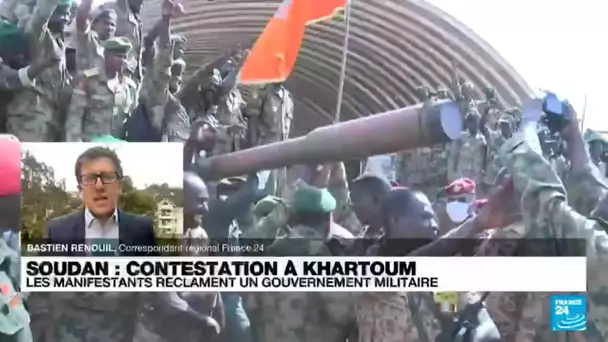 Soudan : À Khartoum, les manifestants réclament un gouvernement militaire • FRANCE 24