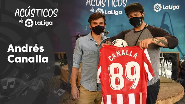 Andrés Canalla en los Acústicos de LaLiga