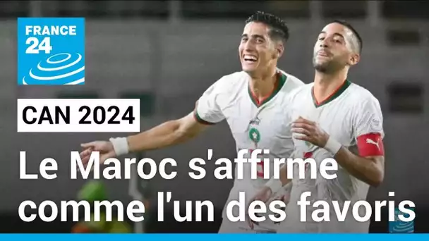 CAN 2024 : Le Maroc, très sérieux, termine 1er de son groupe • FRANCE 24