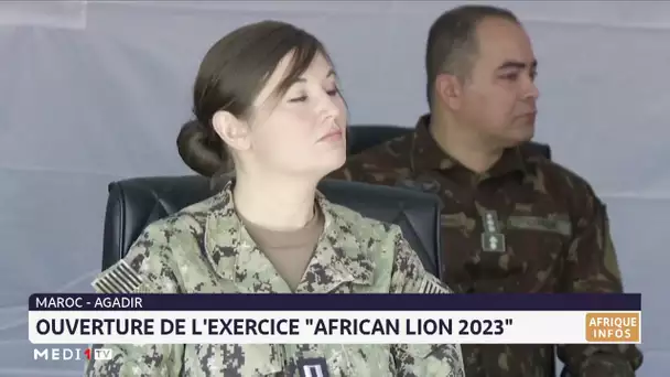 Agadir : ouverture de l´exercice "African Lion 2023"