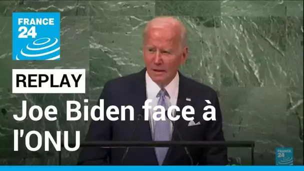 REPLAY - Discours du président américain Joe Biden face à l'ONU • FRANCE 24