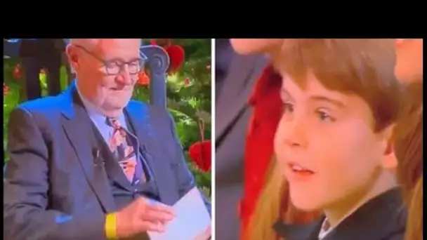 Les fans de la famille royale en larmes au moment où le visage de Louis s'illumine pendant le servic