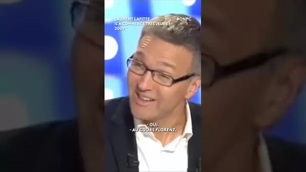 Laurent Lafitte a commencé très jeune !