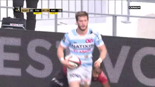 L'essai de Louis Dupichot pour le Racing 92