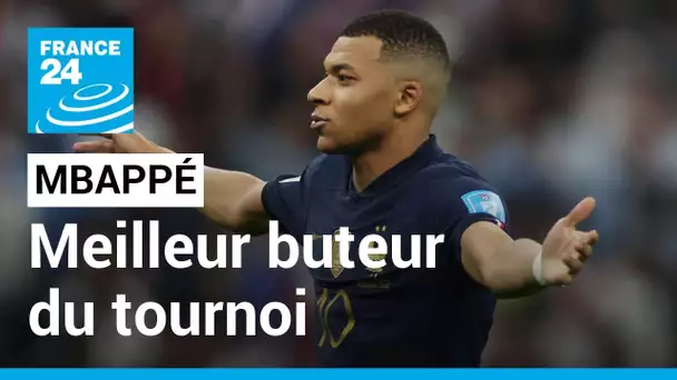 Mondial-2022 : Mbappé désigné meilleur buteur du tournoi • FRANCE 24