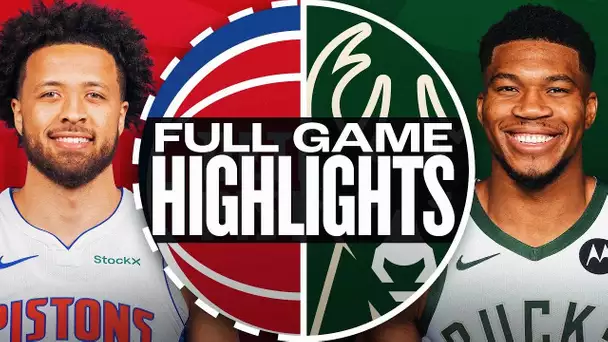 PISTONS at BUCKS | FULL GAME HIGHLIGHTS | November 13, 2024