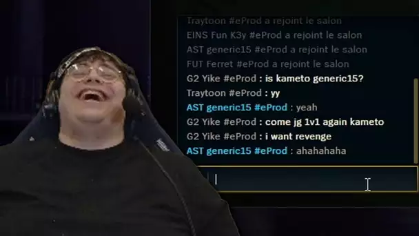 G2 Yike demande une revanche à Kameto